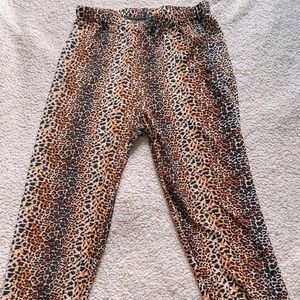cheetah print leggings